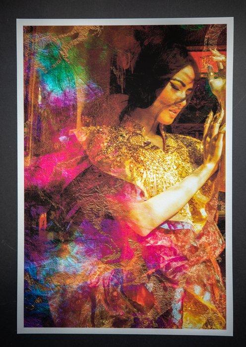 Viet Ha Tran - The Golden Temple II, Antiek en Kunst, Kunst | Schilderijen | Modern