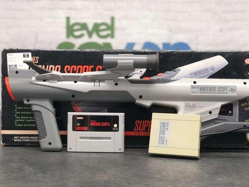 Super Nintendo Scope Set [Complete], Spelcomputers en Games, Spelcomputers | Nintendo Super NES, Zo goed als nieuw, Ophalen of Verzenden
