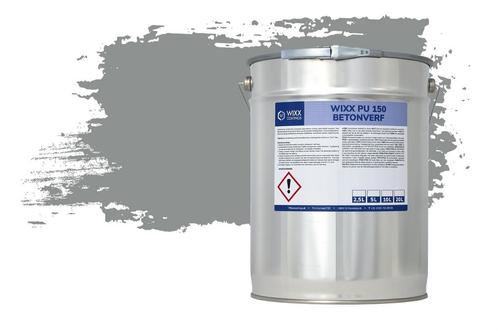 Wixx PU 150 Betonverf RAL 7042 | Verkeersgrijs A 20L, Doe-het-zelf en Verbouw, Verf, Beits en Lak, Verf, Grijs, Nieuw, 15 tot 20 liter