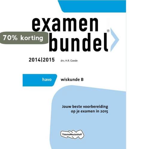 Wiskunde B / Havo 2014/2015 / Examenbundel 9789006080681, Boeken, Schoolboeken, Zo goed als nieuw, Verzenden