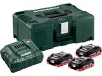 Veiling - Metabo accu starterset 18V LiHD (3x 4,0Ah)+lader, Nieuw