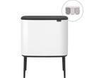 Brabantia Bo Touch Bin - Prullenbak - 3 x 11 liter -, Verzenden, Zo goed als nieuw