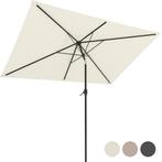 2dekans | LifeGoods Parasol - 270x180cm - 30° Kantelbaar -, Tuin en Terras, Zonneschermen, Ophalen of Verzenden, Zo goed als nieuw