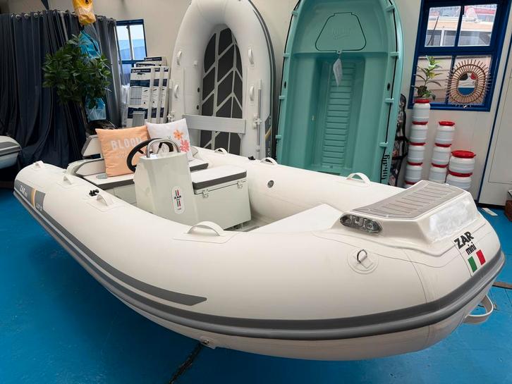 Zar mini LUX 13 geheel vaarklaar SUPERACTIE op showmodel!, Watersport en Boten, Rubberboten, Nieuw, Aluminium, Benzine, Minder dan 70 pk