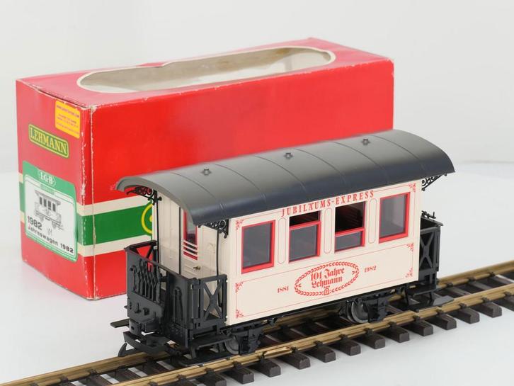 LGB 1982 Jahreswagen Jubileum Lehmann, Metallrader, Hobby en Vrije tijd, Modeltreinen | Overige schalen, Overige typen, Zo goed als nieuw