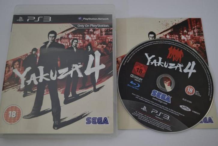 Yakuza 4 (PS3), Spelcomputers en Games, Games | Sony PlayStation 3, 1 speler, Zo goed als nieuw, Verzenden