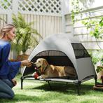 TRUUSK Hondenligbed Outdoor Met Dak, Verhoogd Hondenbed Voor, Verzenden, Nieuw