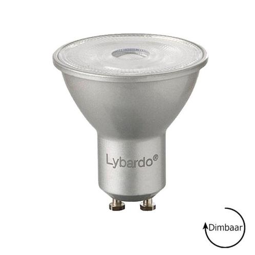 LED spot GU10 Lybardo 7 watt 500 lm 2700K warm wit dimbaar, Huis en Inrichting, Lampen | Losse lampen, Bajonetsluiting, Nieuw