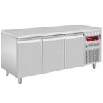 Geventileerde koeltafel, 3 deuren gn 1/1, 405 lit. | Diamond, Verzenden, Nieuw in verpakking