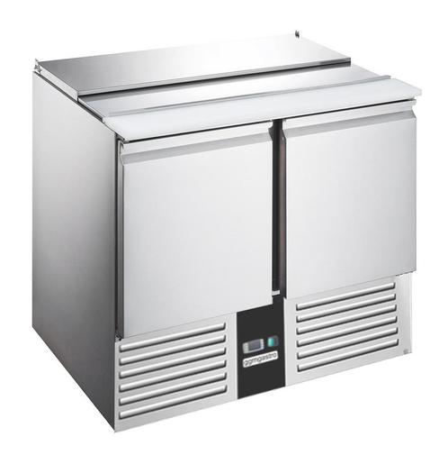 GGM Gastro | Saladette PREMIUM - 903mm - 2 deuren - met |, Witgoed en Apparatuur, Koelkasten en IJskasten, 140 tot 160 cm, Verzenden