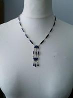 Zilver - Halsketting - Lapis Lazuli, Antiek en Kunst