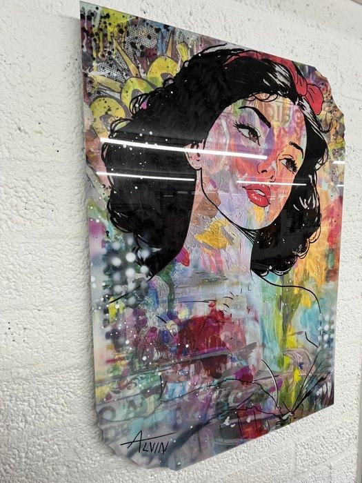 Alvin Silvrants - Realistic Snow White - High Gloss cutting, Antiek en Kunst, Kunst | Schilderijen | Modern