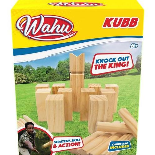 Wahu - Kubb - Werpspel, Kinderen en Baby's, Speelgoed | Buiten | Los speelgoed, Zo goed als nieuw, Ophalen of Verzenden