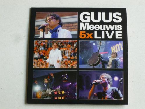 Guus Meeuwis 5x Live, Cd's en Dvd's, Cd's | Nederlandstalig, Verzenden