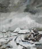 Louis Ector (1921–2004) - Boerderijen met mutserd, Antiek en Kunst