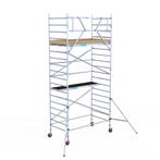 Basic rolsteiger 135 x 6,2m werkhoogte, Doe-het-zelf en Verbouw, Steigers, Verzenden, Nieuw, Rolsteiger of Kamersteiger, 5 meter of hoger