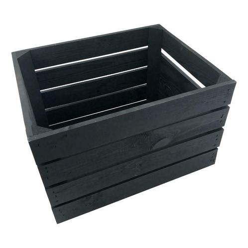 Stevige nieuwe fruitkisten Zwart. Weer leverbaar!, Huis en Inrichting, Woonaccessoires | Kisten, 50 tot 100 cm, Nieuw, Minder dan 50 cm