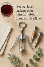 RVS Wijnstopper Vacuum met Kurk, Verzenden, Nieuw