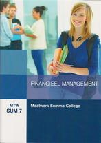 Maatwerk Summa College financieel management 9789400215993, Zo goed als nieuw, Verzenden