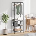 vidaXL Kledingrek met planken met plank Grijs sonoma 60 x 30, Kleding | Dames, Verzenden, Nieuw