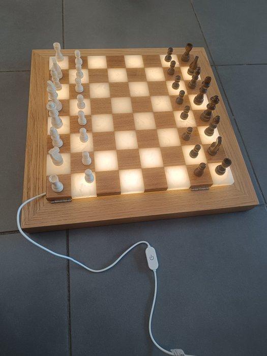 Schaakspel - Hout, Antiek en Kunst, Curiosa en Brocante