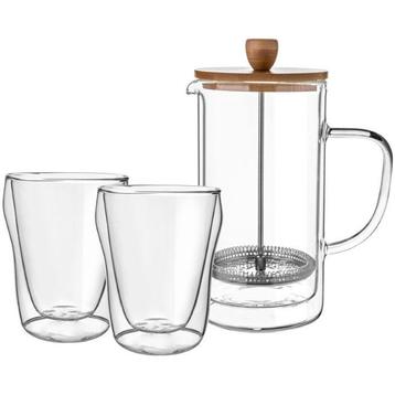 Florina Malachit dubbelwandige french press /cafetiere met 2 beschikbaar voor biedingen