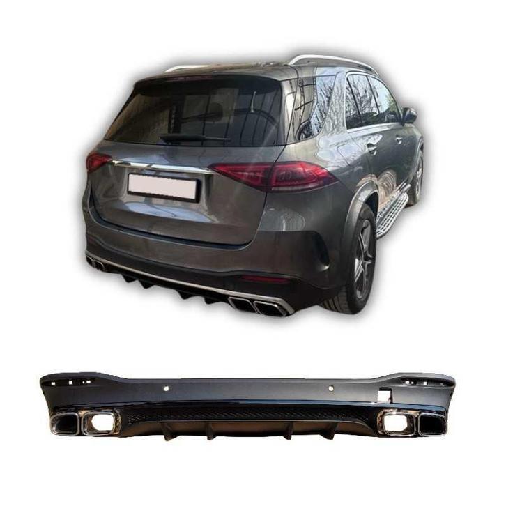 Diffuser voor mercedes gle w167 2019+ met dubbele chrome uit, Auto-onderdelen, Carrosserie en Plaatwerk, Nieuw