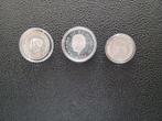 Monaco. Lot van 3 zilveren munten (10 Fr 1966, 100 Fr 1974