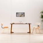 vidaXL Eetkamerstoelen 2 st gebogen hout en kunstleer, Huis en Inrichting, Stoelen, Verzenden, Nieuw