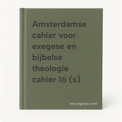 Amsterdamse cahier voor exegese en bijbelse theologie cahier, Boeken, Godsdienst en Theologie, Gelezen, Verzenden