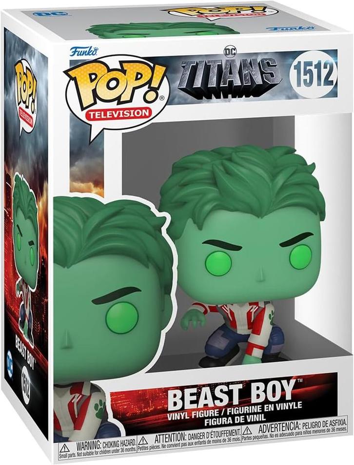 Funko Pop! Titans - Beast Boy #1512 | Funko - Hobby, Verzamelen, Poppetjes en Figuurtjes