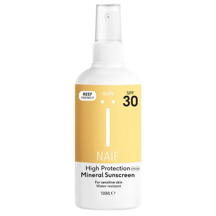 Naïf  Mineral Sunscreen Spray SPF30  100 ml, Sieraden, Tassen en Uiterlijk, Uiterlijk | Haarverzorging, Nieuw, Verzenden