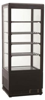 Koelvitrine 98 liter Zwart, Zakelijke goederen, Horeca | Keukenapparatuur, Verzenden, Nieuw in verpakking, Koelen en Vriezen