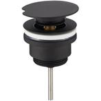 Wiesbaden Caral Draaiwaste Afvoerplug - 5/4inch - Mat Zwart, Ophalen of Verzenden, Nieuw