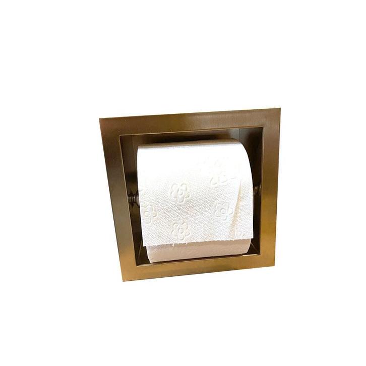 Sani Royal Inbouw WC Rolhouder RVS voor 1 Rol, Doe-het-zelf en Verbouw, Sanitair