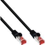 InLine netwerkkabel - Cat6 - S/FTP - 1,5 meter - zwart, Verzenden, Nieuw