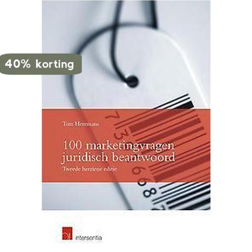 100 marketingvragen juridisch beantwoord 9789400005471, Boeken, Wetenschap, Gelezen, Verzenden