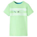 vidaXL Kindershirt 104 neongroen, Verzenden, Nieuw