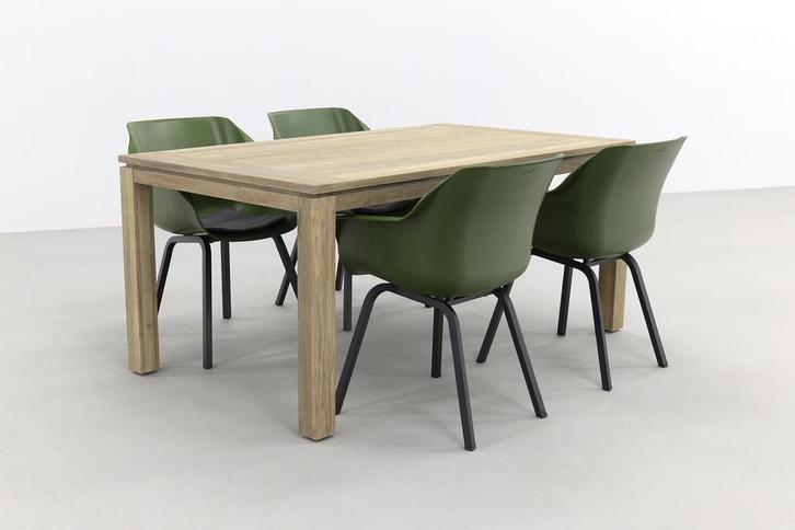 Hartman Sophie Element Mosgroen/Rome grey 170 cm. tuinset -, Tuin en Terras, Tuinsets en Loungesets, Tuinset, Nieuw, Hout, Verzenden