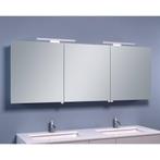 BWS LED Spiegelkast Luxe Aluminium 160x60x14 cm, Doe-het-zelf en Verbouw, Ophalen of Verzenden, Nieuw, Bad