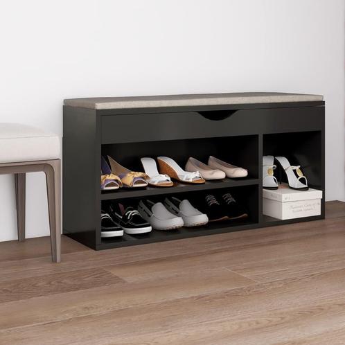 Schoenenbank Grijs 104cm | Retourdeal | 45% Korting!, Huis en Inrichting, Kasten | Schoenenkasten, Nieuw, Ophalen of Verzenden