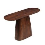 Mangohout Sidetable Mick Capsule Bruin 120 cm, Huis en Inrichting, Tafels | Sidetables, Verzenden, Nieuw, Overige houtsoorten