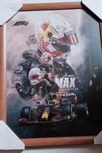 Max Verstappen   lijst met glas 35 cm bij 46 cm, Huis en Inrichting, Verzenden, Gebruikt