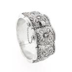 Zilveren Art Nouveau armband | Ø 62,5 cm (zilveren armband), Sieraden, Tassen en Uiterlijk, Ophalen of Verzenden, Gebruikt, Overige kleuren