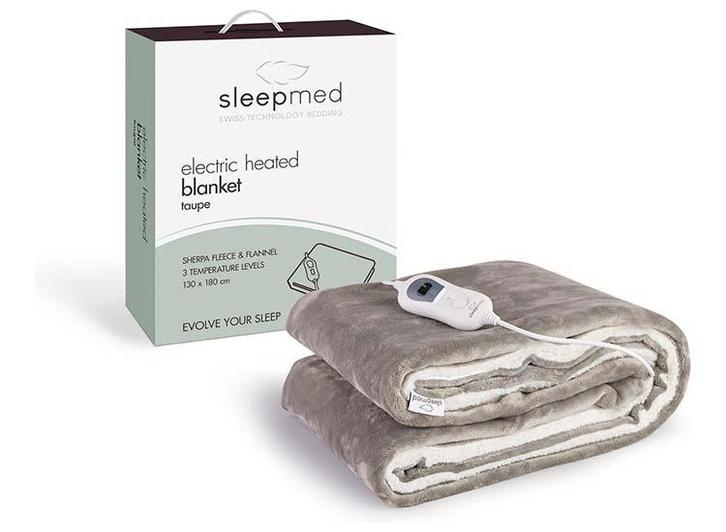 SleepMed Elektrische Knuffeldeken - Warmtedeken, Huis en Inrichting, Woonaccessoires | Plaids en Woondekens, Nieuw, Verzenden