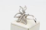 Broche - 18 karaat Witgoud Diamant (Natuurlijk)