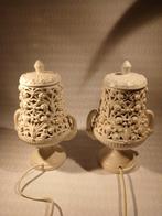 Italian bisquit lamps in Porcelain - Tafellamp (2) -
