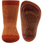 Antislipsokken Oranje/Bruin met Glittergaren - 27/28 NIEUW, Meisje, Nieuw, Ophalen of Verzenden, Ewers