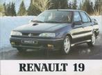 1994 Renault 19 instructieboekje Nederlands, Auto diversen, Handleidingen en Instructieboekjes, Verzenden