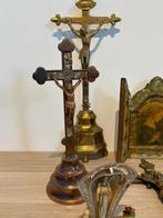 Set van 58 medaille en religieuze voorwerpen (50) - Hout,, Antiek en Kunst